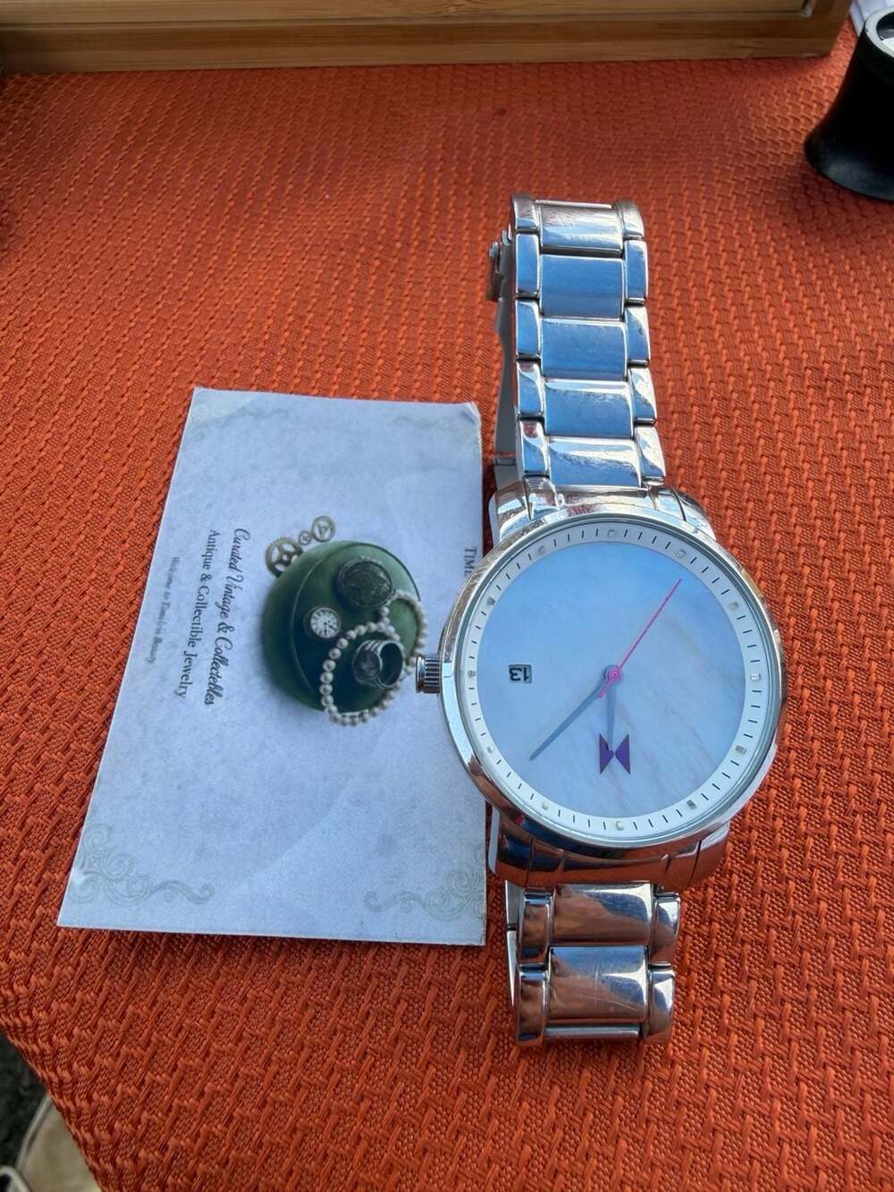 MVMT Stainless Steel Mother of Pearl Quartz Watch
